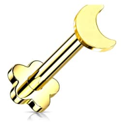Crescent moon in implant-grade titanium